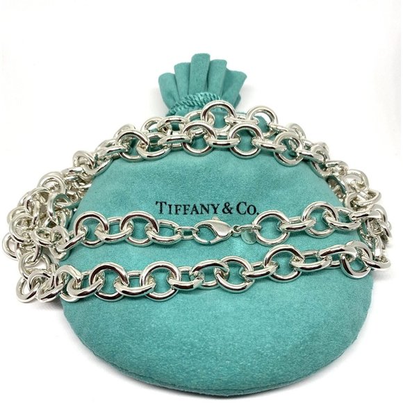 RARE Tiffany & Co. Chain Necklace Belt Vintage, 225 Grams, 30” Long AUTHENTIC